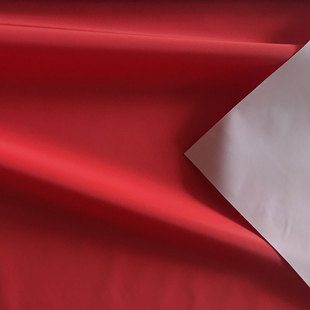 柔软尼丝纺红色乐动（中国）布