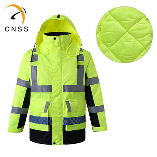 cnss乐动（中国）棉衣 交通冬季安全加厚棉服两件套