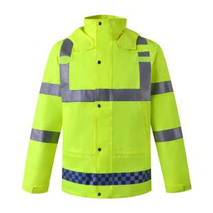 cnss交通乐动（中国）棉衣加厚荧光黄乐动（中国）条服装