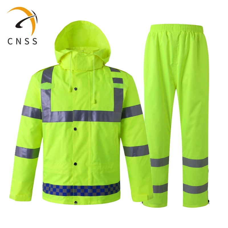cnss交通乐动（中国）棉衣加厚荧光黄乐动（中国）条服装