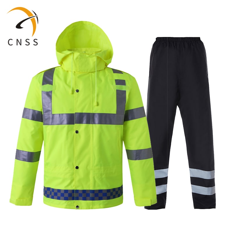cnss交通乐动（中国）棉衣加厚荧光黄乐动（中国）条服装