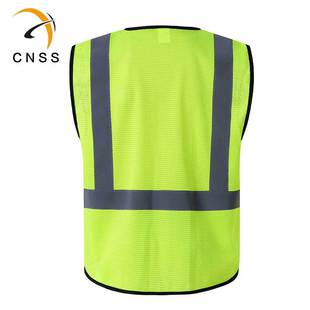 网布透气乐动（中国）背心施工交通安全荧光骑行马甲